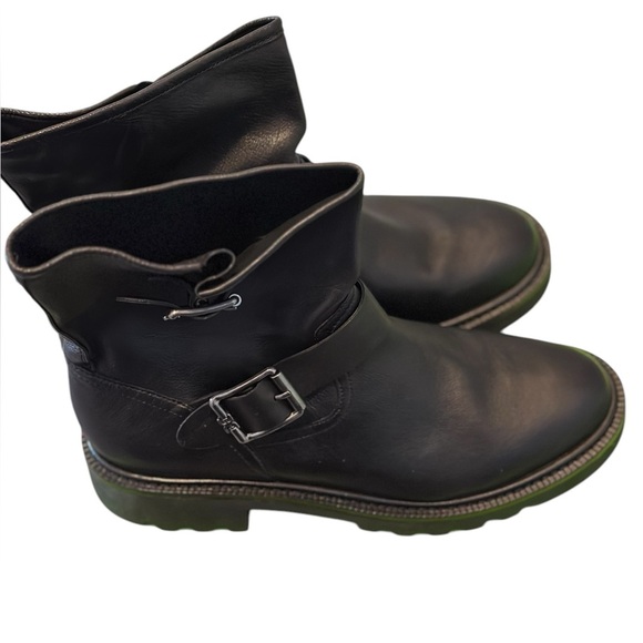 Sam Edelman Kinsley Biker  Black Leather Boots Women’s Size 8.5 - Picture 7 of 10